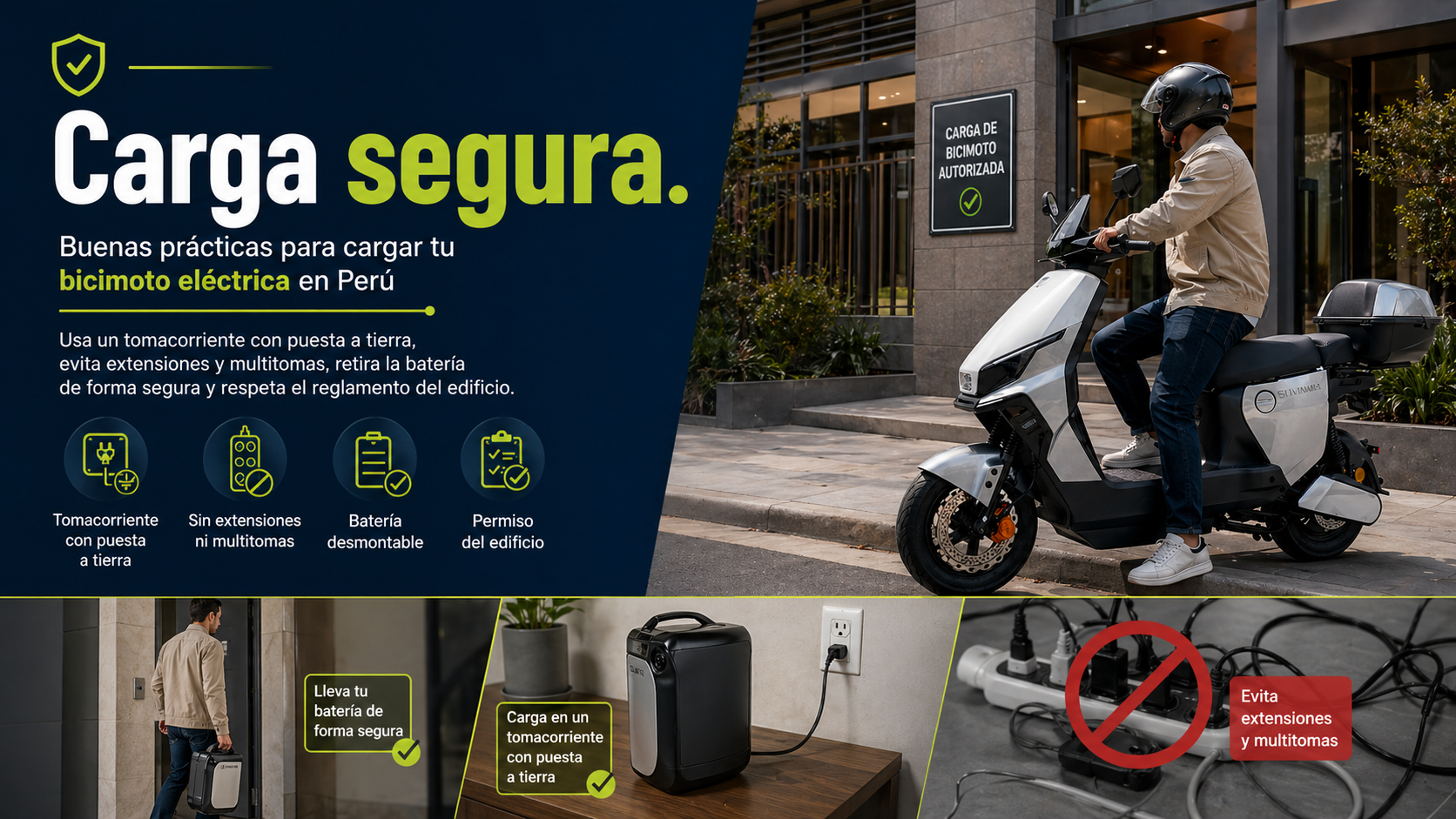 Como cuidar mi bateria de moto electrica