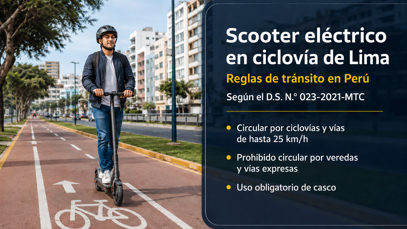 Ley de Tránsito para Motos Eléctricas en Peru
